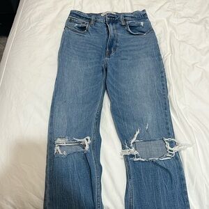 The Ankle Straight Ultra High Rise Curve Love Jean